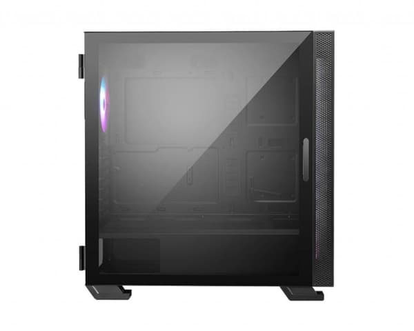 MSI MAG VAMPIRIC 300R - MDT - Utökad ATX - sidopanel med fönster (härdat glas) - utan strömförsörjning (ATX) - svart - USB/ljud