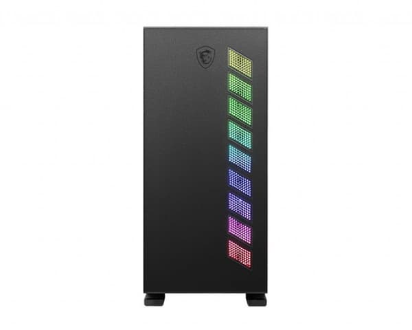MSI MAG VAMPIRIC 300R - MDT - Utökad ATX - sidopanel med fönster (härdat glas) - utan strömförsörjning (ATX) - svart - USB/ljud