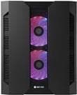 Chieftronic M2 - Cube - micro ATX - sidopanel med fönster (härdat glas) - ingen strömförsörjning (ATX) - svart - USB/Audio