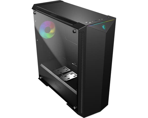 MSI MPG GUNGNIR 100 - Midi Tower - Extended ATX - utan strömförsörjning (ATX) - USB/Audio (306-7G09M21-W57) Svart