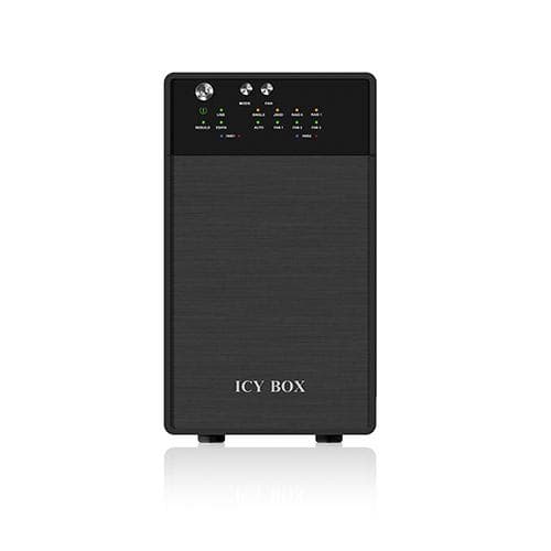 RaidSonic ICY BOX IB-RD3620SU3 - Kiintolevyryhmä - 2 paikkaa (SATA-600) - SATA 3 Gb/s, USB 3.0 (ulkoinen)
