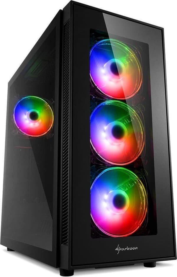 Sharkoon TG5 Pro RGB Midi Tower Sort Sort
