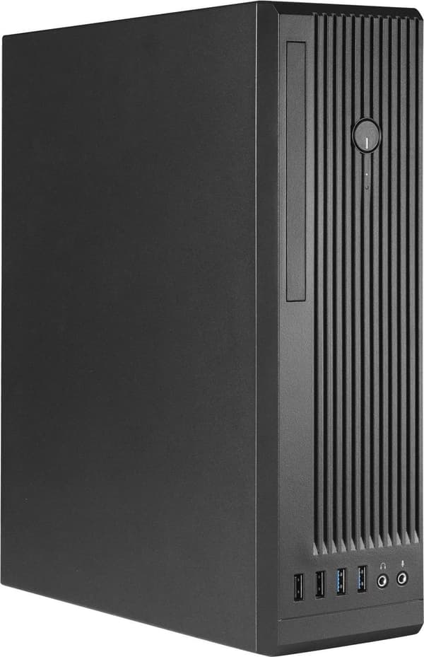 Chieftec UNI Series BE-10B-300 - Tower - micro ATX 300 Watt - Svart - USB/Audio Svart