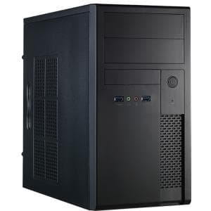 Chieftec Mesh Series XT-01B - Mini Tower - Micro-ATX 350 Watt (ATX12V 2.3 - PS/2) - Sort - USB/Audio (XT-01B-350GPB) Sort