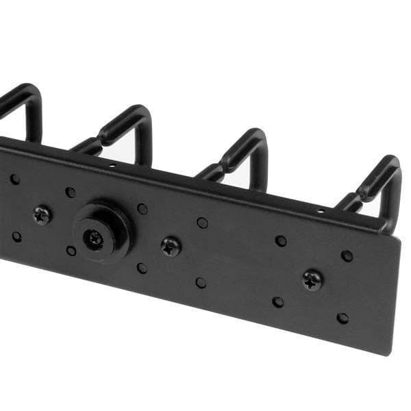 StarTech.com Lodret kabelbeholder med D-kroge - 0U - 1,8m - Rack Cable Manager - D-Ring Cable Management Kit - 1,83m - Sort - 40U (Antal i pakken: 2 )