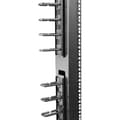 Miniatyrbillede 5 af 10: StarTech.com Lodret kabelbeholder med D-kroge - 0U - 1,8m - Rack Cable Manager - D-Ring Cable Management Kit - 1,83m - Sort - 40U (Antal i pakken: 2 )