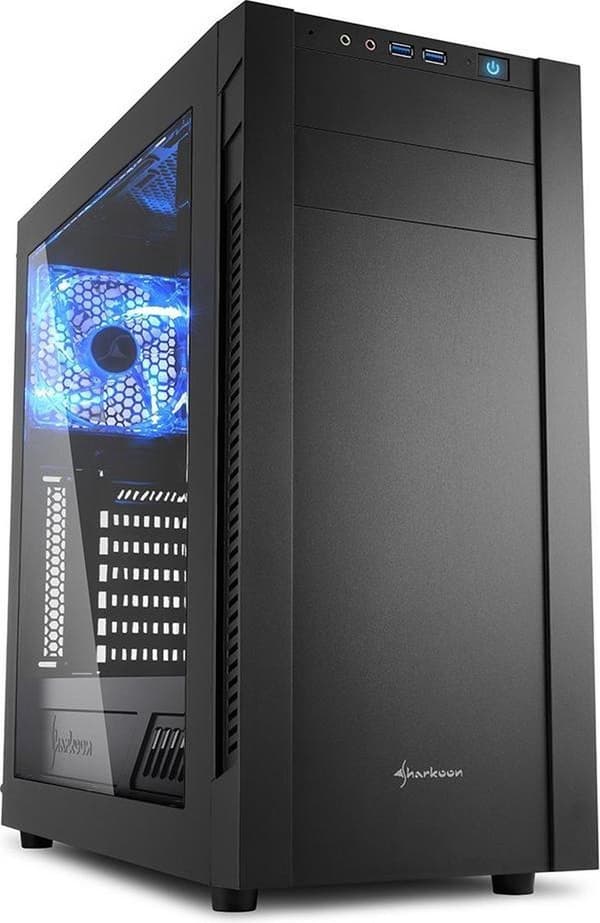 Sharkoon S25-W - PC Taske - Sort Sort
