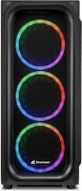 Miniatyrbild 7 av 9: Sharkoon TK5M RGB ATX Desktop Svart