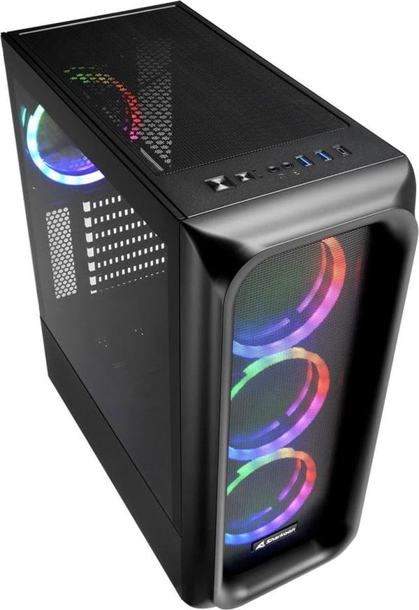Sharkoon TK5M RGB ATX Desktop Svart