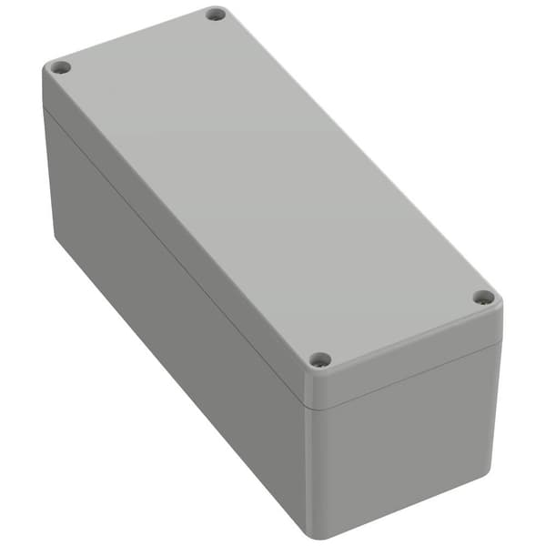 TRU COMPONENTS TC-10860940 Universalhölje 191.80 x 75.10 x 75.30 ABS Ljusgrå 1 st