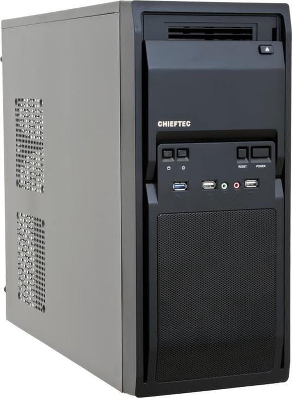 Chieftec LG-01B-OP datorfodral Midi Tower Svart Svart