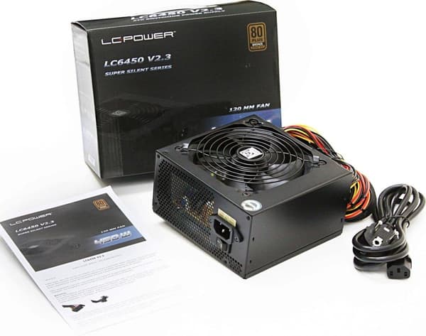 LC6450-V2.3 80 Plus Bronze 450W Super Silent Series Vers. 2.3