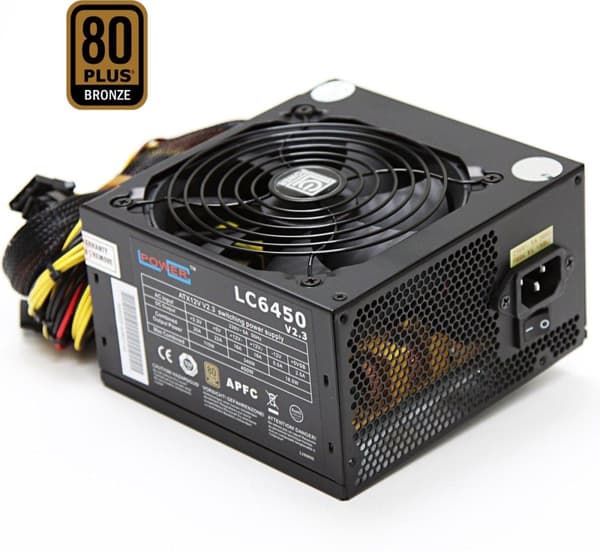 LC6450-V2.3 80 Plus Bronze 450W Super Silent Series Vers. 2.3 Sort