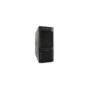 LC Power Pro-Line PRO-925B - Midi Tower - Mesh Black - USB/Audio - uden strømforsyning (PRO925B ON) Sort