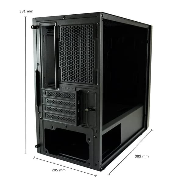 LC-virtakotelo 2016 Mt Micro-ATX (B/2xUSB2.0+3.0)