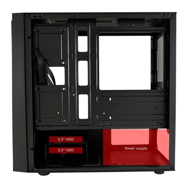 LC-virtakotelo 2016 Mt Micro-ATX (B/2xUSB2.0+3.0)