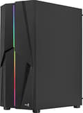 Miniatyrbild 3 av 6: AeroCool Mecha - MT - ATX - sidopanel med fönster (härdat glas) - ingen strömförsörjning (ATX) - svart - USB/Audio (ACCM-PV28013.11)