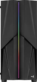 Miniatyrbild 4 av 6: AeroCool Mecha - MT - ATX - sidopanel med fönster (härdat glas) - ingen strömförsörjning (ATX) - svart - USB/Audio (ACCM-PV28013.11)