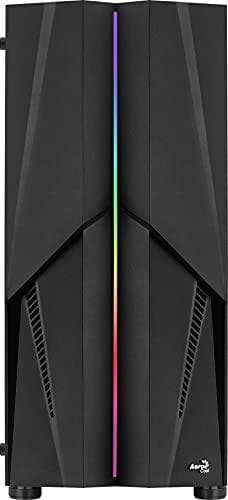 AeroCool Mecha - MT - ATX - sidopanel med fönster (härdat glas) - ingen strömförsörjning (ATX) - svart - USB/Audio (ACCM-PV28013.11)