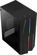 Miniatyrbild 6 av 6: AeroCool Mecha - MT - ATX - sidopanel med fönster (härdat glas) - ingen strömförsörjning (ATX) - svart - USB/Audio (ACCM-PV28013.11)