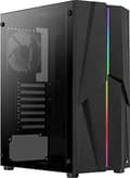 Miniatyrbild 1 av 6: AeroCool Mecha - MT - ATX - sidopanel med fönster (härdat glas) - ingen strömförsörjning (ATX) - svart - USB/Audio (ACCM-PV28013.11)