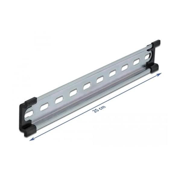 Delock Hatteskinne 35 x 7,5 mm 25 cm Stål