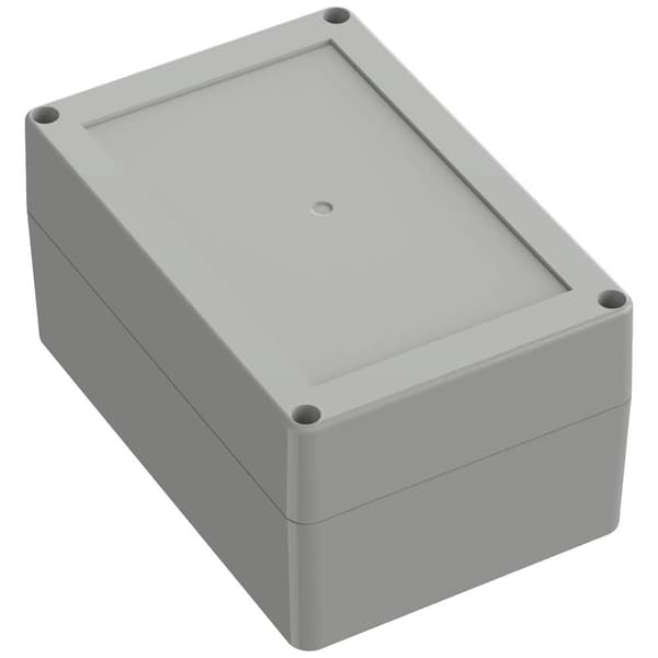TRU COMPONENTS TC-10860820 Universalhölje 150 x 100 x 75 ABS Ljusgrå 1 st