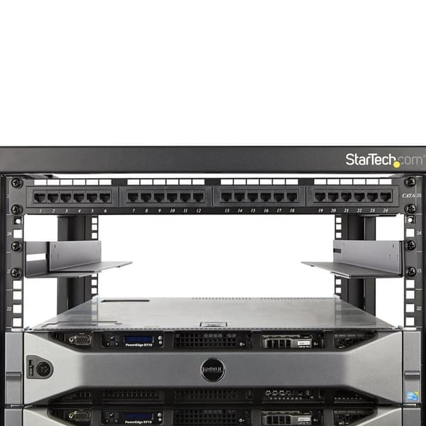 StarTech.com 1U serverrackskenor med justerbart monteringsdjup