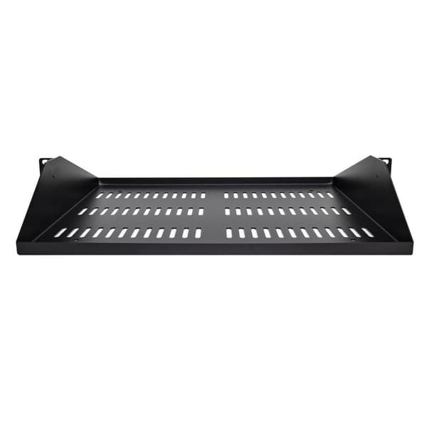 StarTech.com 2U Rack Hylla - Universal Ventilerad 19 tums Server Rack Hylla/Tray för AV/Data/Nätverksutrustning - Cantilever/Cantilever - Hållbar desi