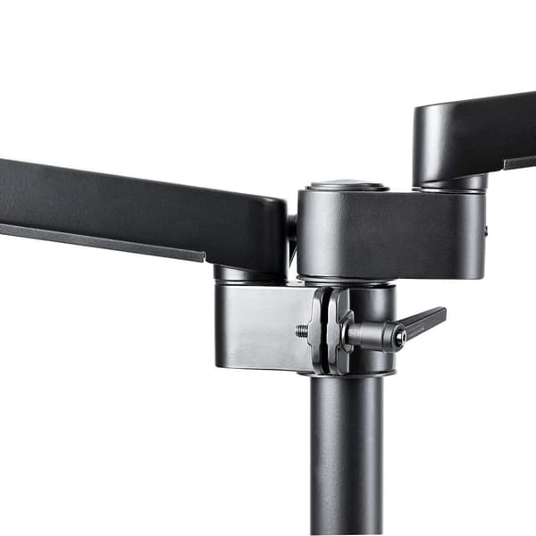 StarTech.com Dobbelt skærmarm til skrivebordsmontering, Full Motion skærmbeslag til 2x VESA-skærme op til 32" (8 kg), lodrette stabelbare arme, højdej
