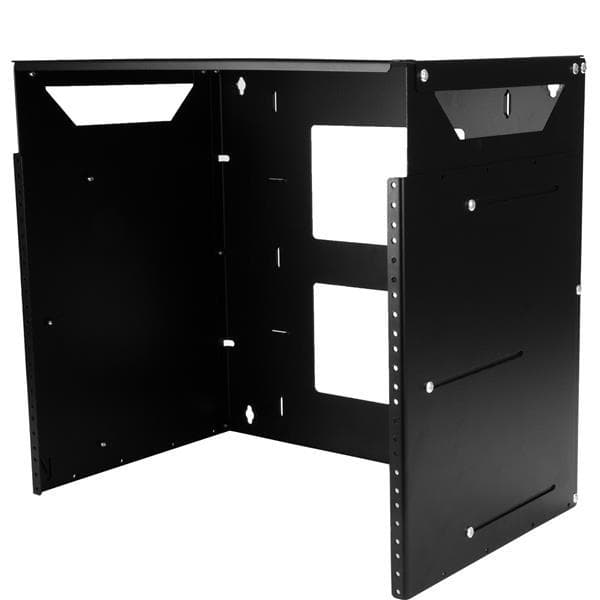 StarTech Vægmonterbart serverrack - indbygget hylde - vægskab - massivt stål - 8U