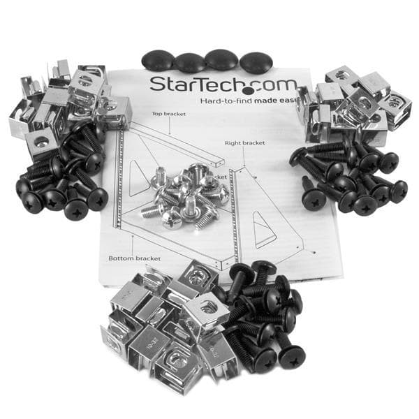 StarTech Heavy Duty 2 stolpställ - Stel serverskåp med öppen ram - 12U