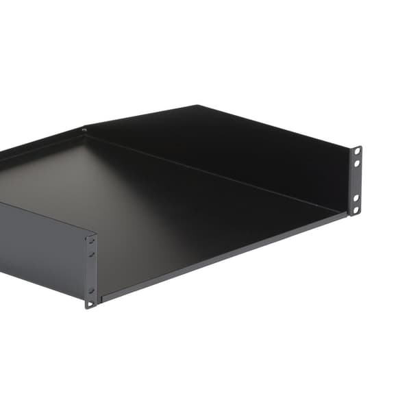StarTech 2U fribærende hyldestativmontering - Robust serverrack med fast hylde - 56 kg