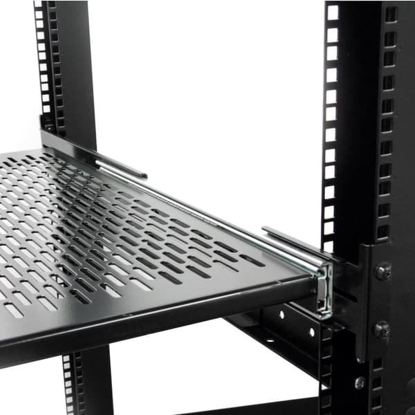 StarTech 2U ventilerad, rackmonterbar låda med justerbart djup - 22,7 kg