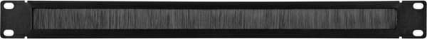 Renkforce RF-3429140 19 tommer Server rack skabsdæksel med børster 1 U Sort