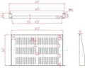 Miniatyrbild 6 av 7: Renkforce RF-3434504 19 tum Server rack skåp botten 1 U Lämplig för skåp djup: från 300 mm Svart