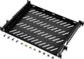 Miniatyrbillede 4 af 7: Renkforce RF-3432148 19 tommer serverrack skabsbund 1 U tilbagetrækkelig Velegnet til skabsdybde: fra 400 mm Sort