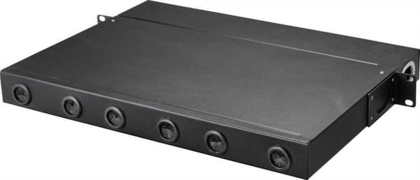 Renkforce RF-4737396 19 tommer Server rack skabsskuffe 1 U Udtrækkelig Velegnet til skabsdybde: fra 300 mm Sort