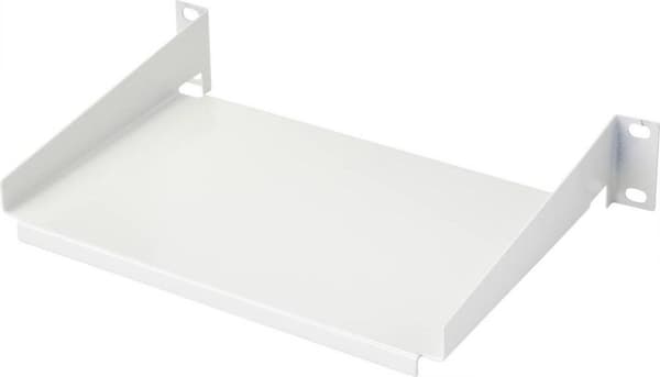 Renkforce RF-4746648 254 mm 10 tum Serverrackskåp bottenplatta Fast installation Lämplig för skåpdjup: från 300 mm Gråvit (