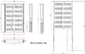 Miniatyrbillede 4 af 4: Renkforce RF-3432150 19 tommer Server rack kabinet base 1 U Udtrækkelig Velegnet til kabinet dybde: fra 500 mm Sort
