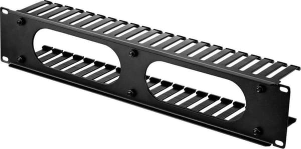 Renkforce RF-3429152 19 tums serverrackskåp kabelhantering 2 U Black