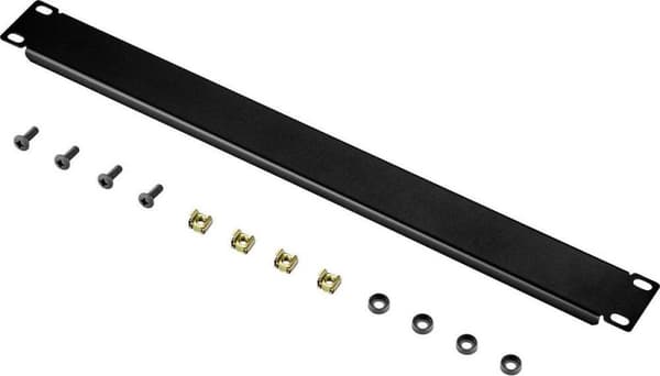 Renkforce RF-3429144 19 tuuman palvelintelinekaapin kansi 1 U Tummanharmaa