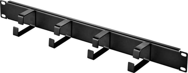 Renkforce RF-3429148 19 tommer Server rack kabinet kabelhåndtering 1 U Sort