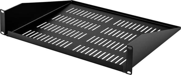 Renkforce RF-3432144 19 tum Server rack skåp bas 2 U Lämplig för skåp djup: från 400 mm Svart