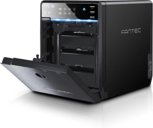 Fantec QB-35U31R levyryhmä Tower Black