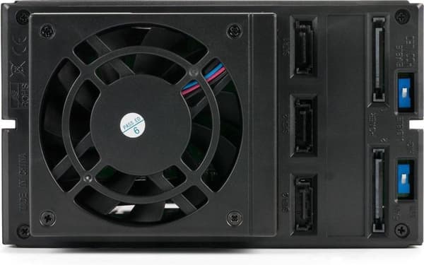 Fantec BP-SA2131 2x 5,25'' Bärpanel Svart