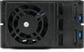 Miniatyrbild 3 av 4: Fantec BP-SA2131 2x 5,25'' Bärpanel Svart