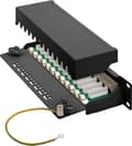 Miniatyrbillede 4 af 5: 10 tommer CAT6a STP patchpanel - 12 porte