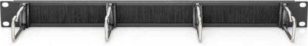 DIGITUS Kabelrangierpanel Stahlbügeln + harjaliuska 19" 1U