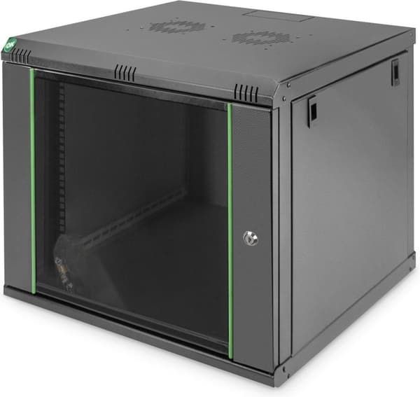 Digitus DN-19 09-U-EC-SW ställ 9U Väggställ Svart